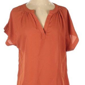 Lilbetter Rust Short sleeved Blouse XL